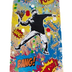 Skatedeck Banksy x Kaws x StreetArt